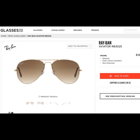 Ray ban aviators RB3025 - Picture 4 of 5